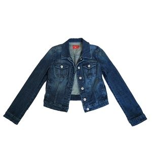 Dark wash denim jacket